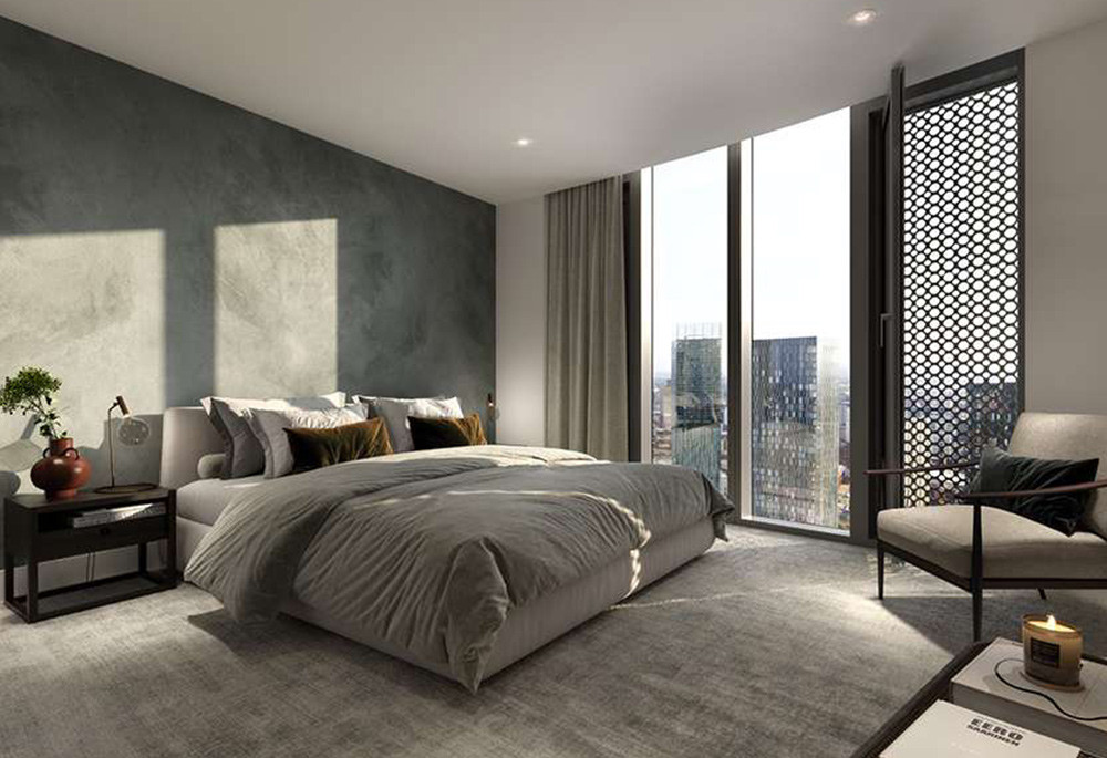 Bedroom view of Three60 Manchester Image 2