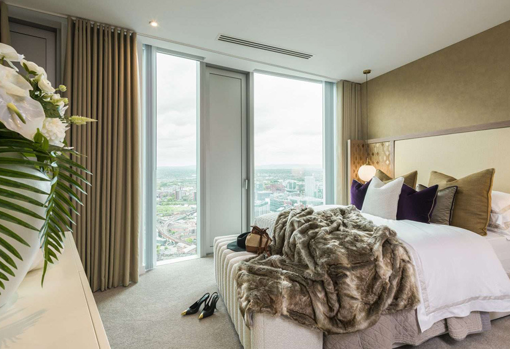 Bedroom view of Three60 Manchester Image 1