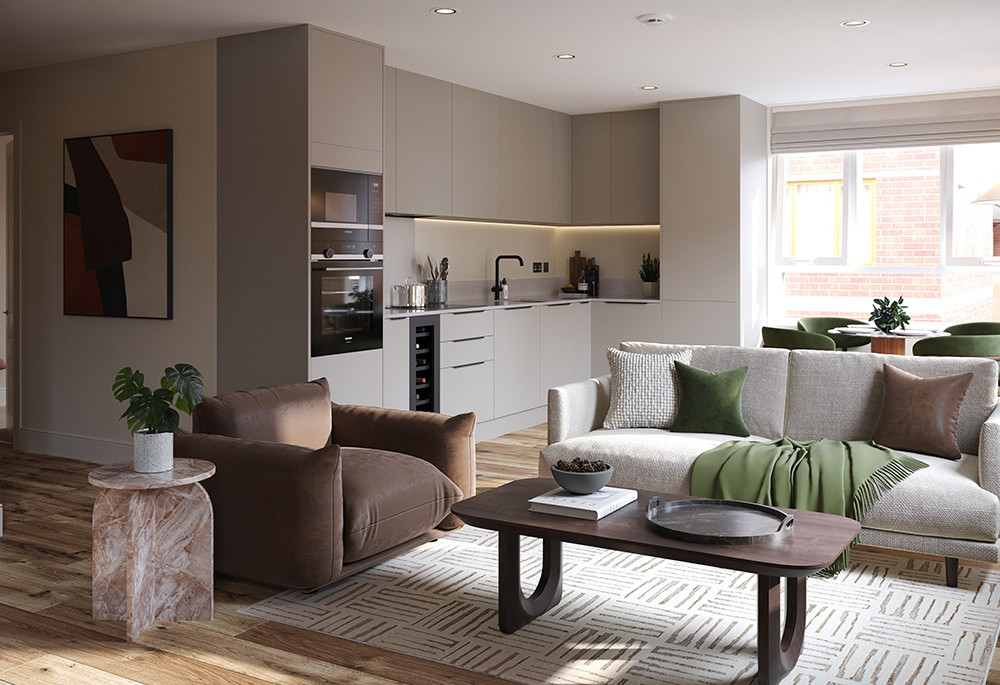Kitchen view of Twickenham Square Image 2