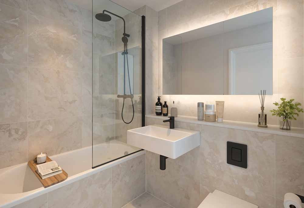 Bathroom view of Waterhouse Gardens  Image 1